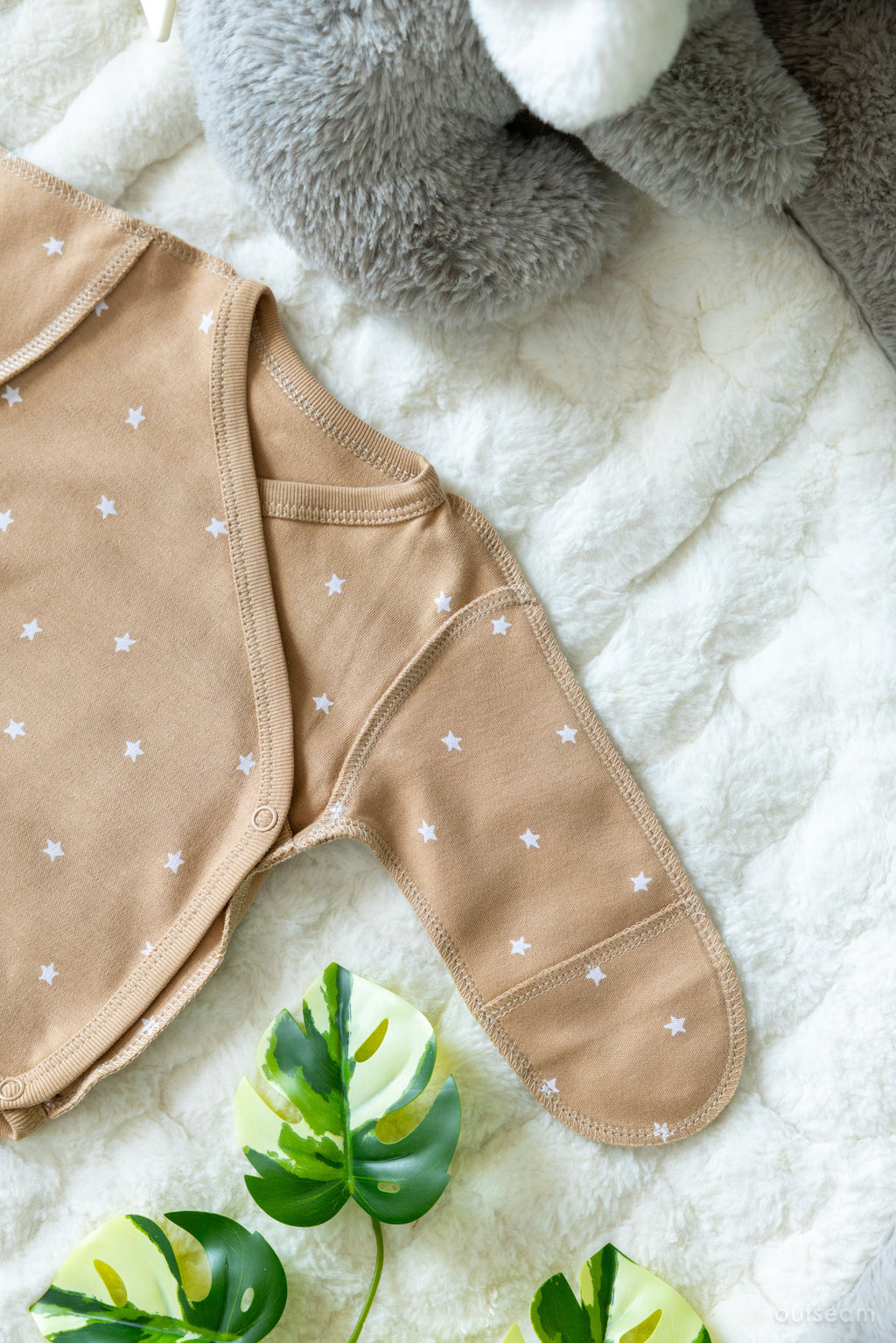 Outseam Bodysuit Brown — detail view 3